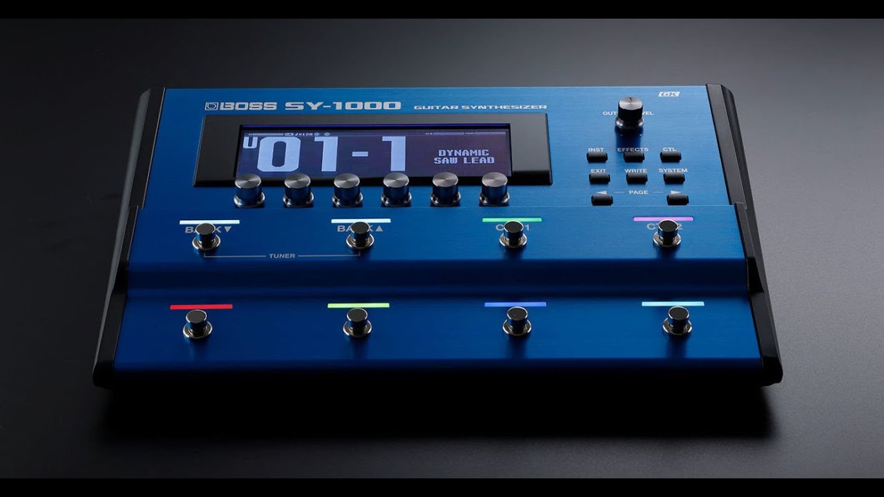 BOSS SY-1000 FIRMWARE 1.06BETA UPDATE PROCESS.