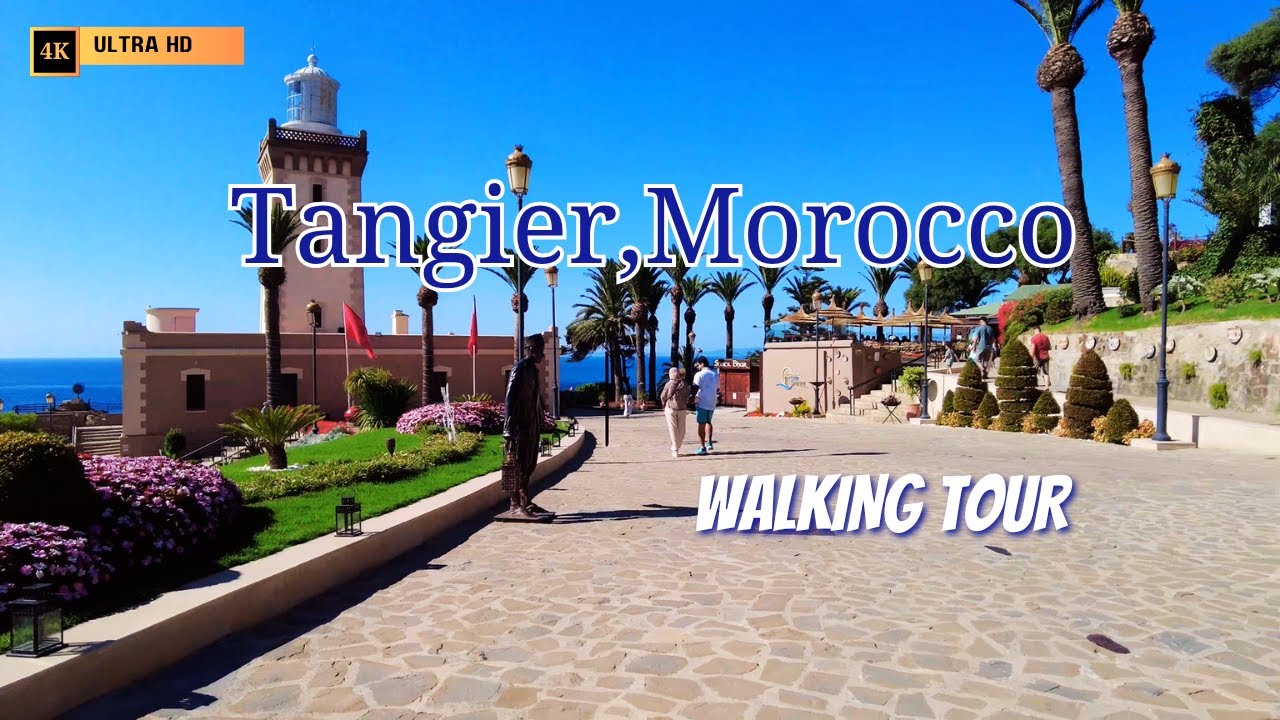 Tangier, MOROCCO Walking Tour - 4K (Part 3 - Cap Spartel)