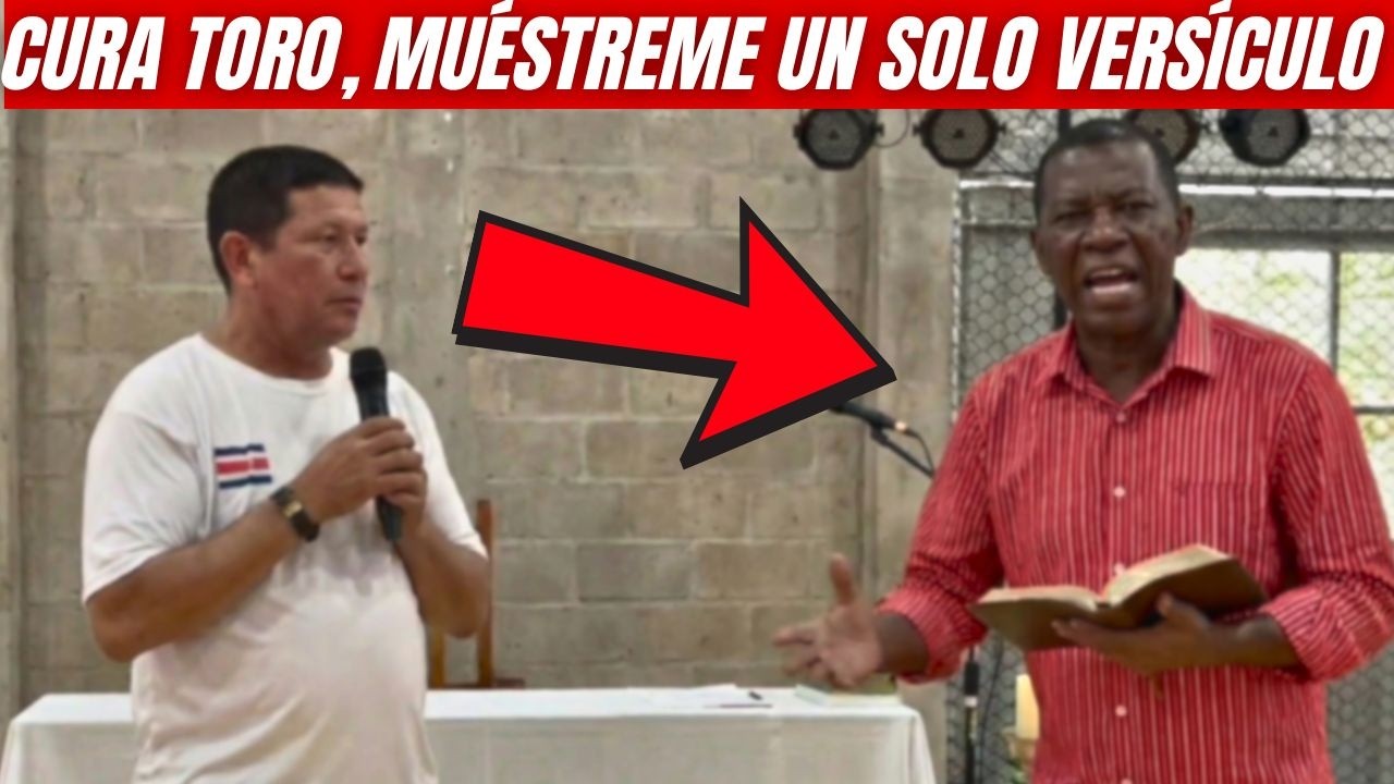 Cura Toro, muéstreme UN SOLO versículo donde diga que debemos rezarle a María... y Toro lo DESARMA!
