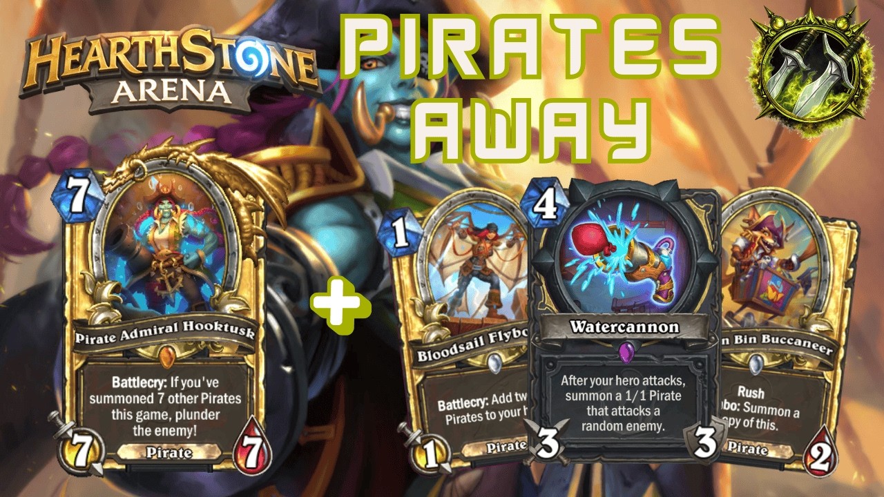 Stealing 12 Wins With Hooktusk Rogue | Hearthstone Arena Underground