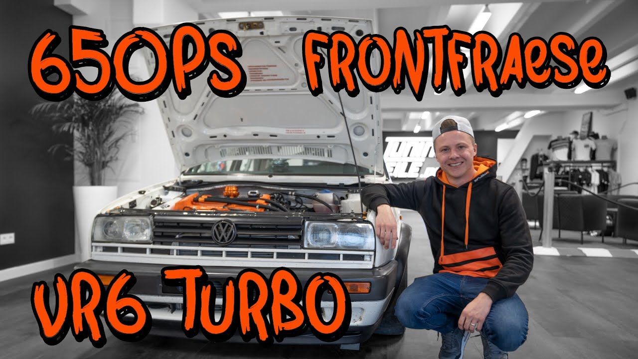 650PS Frontfr&auml;se von Marius - VW Golf 2 VR6 Turbo Folge 1 | Philipp Kaess |