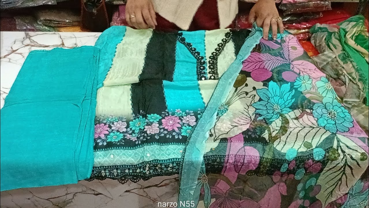 सेल सेल सेल 595 में हर वायरल सूट कम रेट में जाम, ओरगेंजा,शिमर सभी फेब्रिक में सूट 