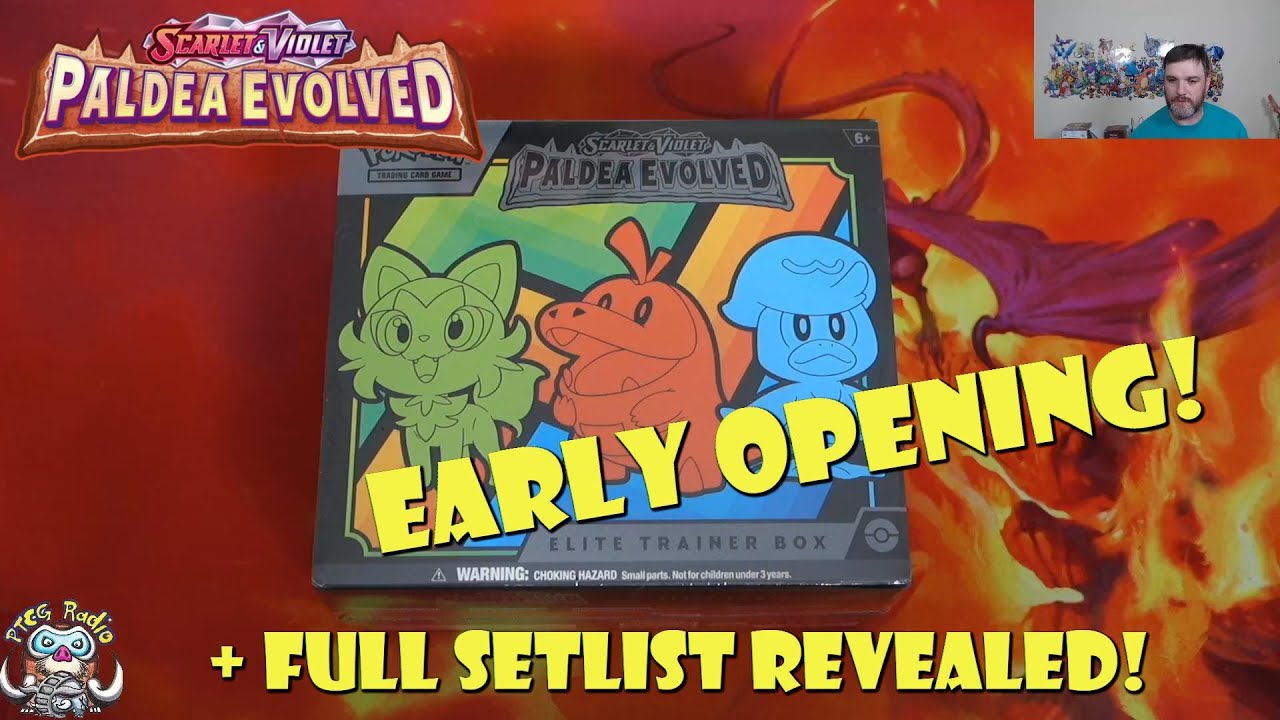 EARLY Paldea Evolved Elite Trainer Box Opening! + FULL Setlist Revealed! (Pokemon TCG Opening)