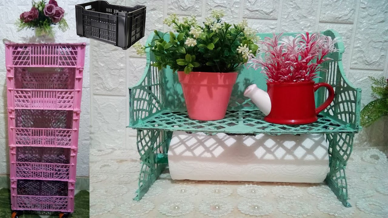 فكرتين روعة من سبت الفاكهة🍓 هتفيدك فى مطبخك ليه تشتريها اصنعيها بنفسك-اعادة تدوير - بسعر رخيص2ج👌