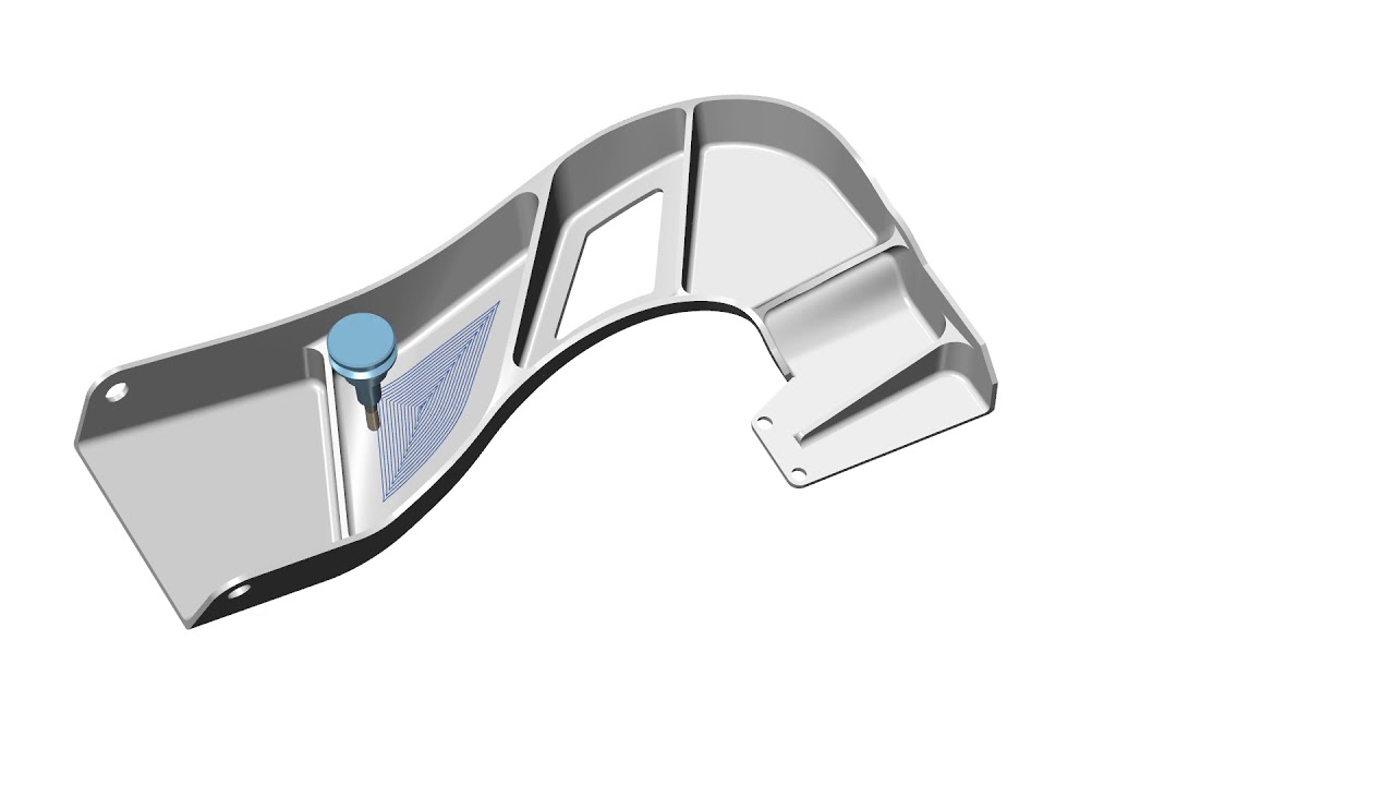 Multiaxis machining - Floor finishing