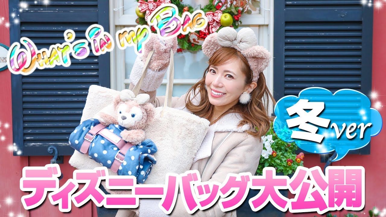 【what's in my bag?】年パス7年目のディズニーバッグの中身 -冬編-