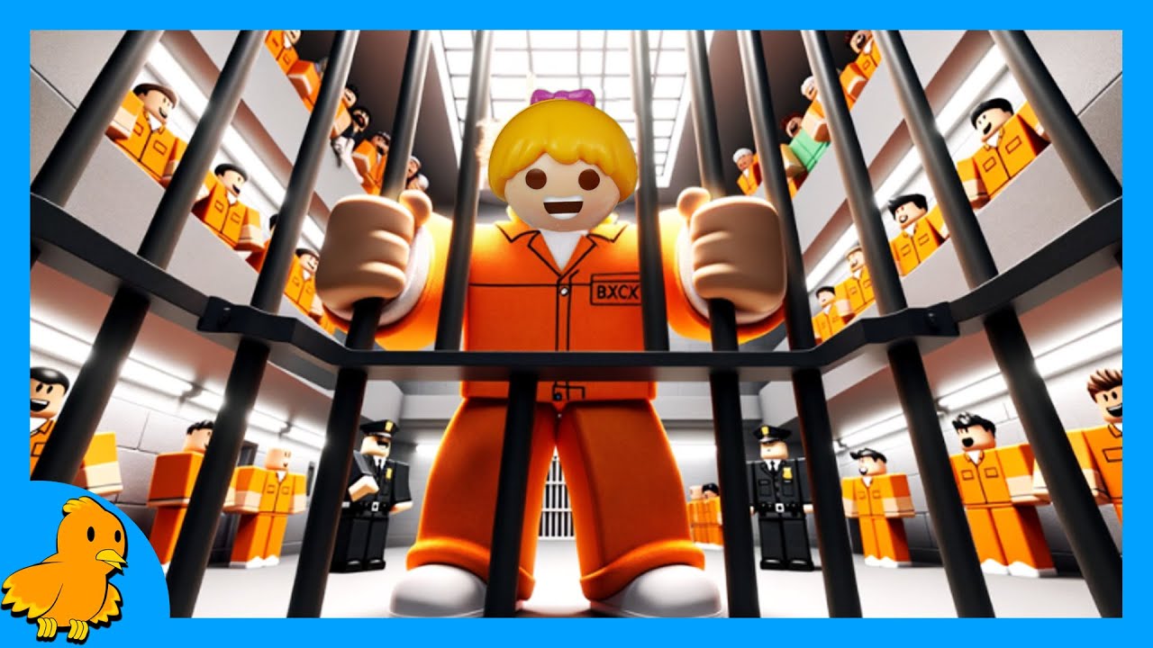 Hannah muss aus dem Gefängnis entkommen!😱 Playmobil Familie Vogel  Roblox Obby