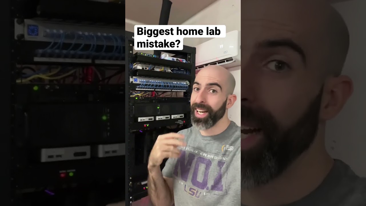Tell me your home lab mistakes 😬