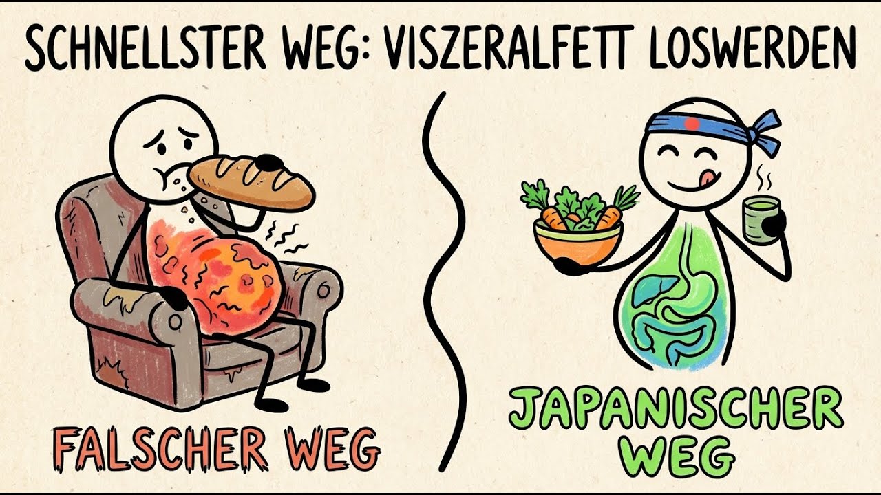 Schnell Viszeralfett loswerden: Die japanische Methode