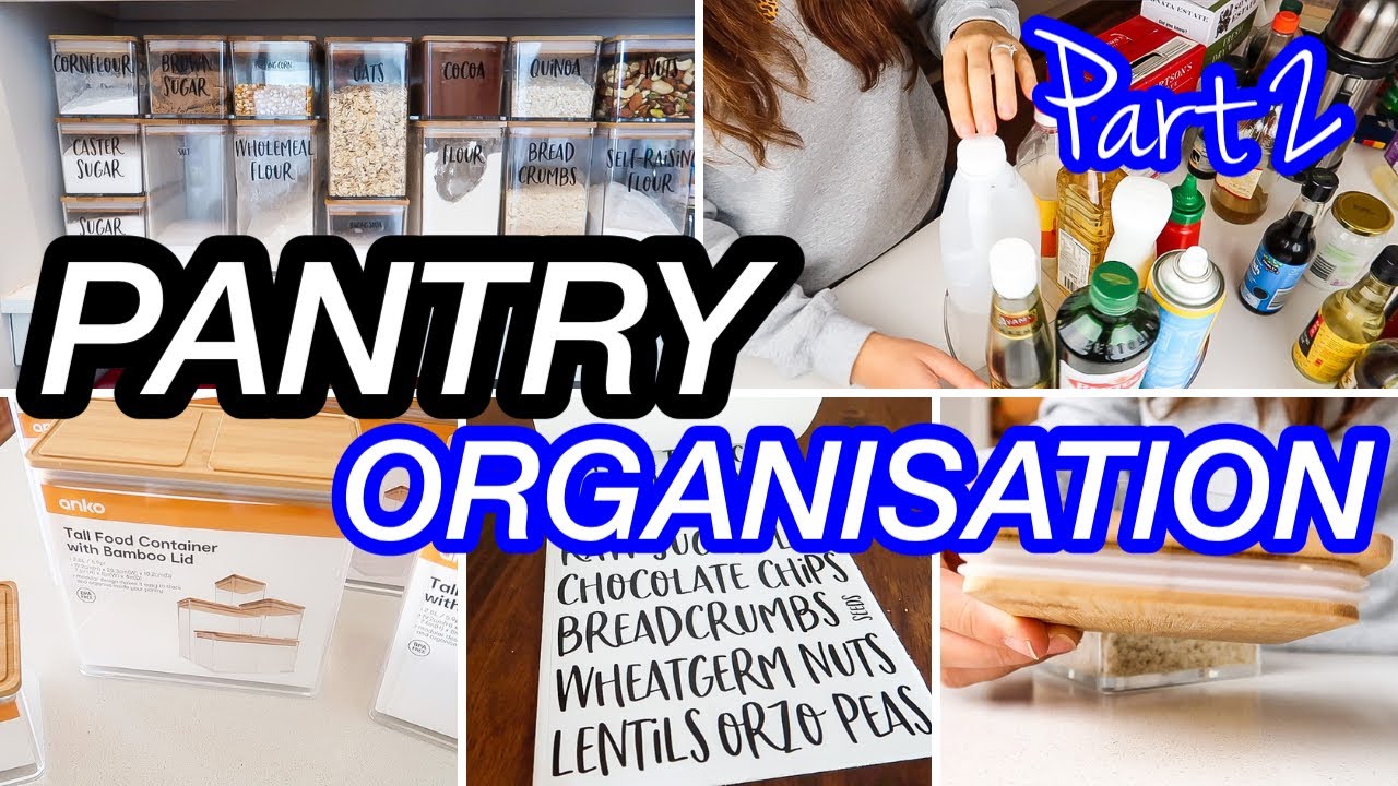 PANTRY ORGANISATION MAKEOVER ON A BUDGET 2021 | SMALL PANTRY STORAGE | KMART ORGANISATION AUSTRALIA