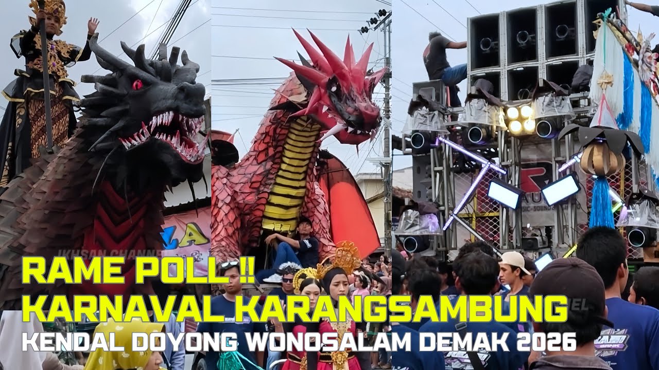Rame Poll‼️Karnaval Karangsambung Demak 2026