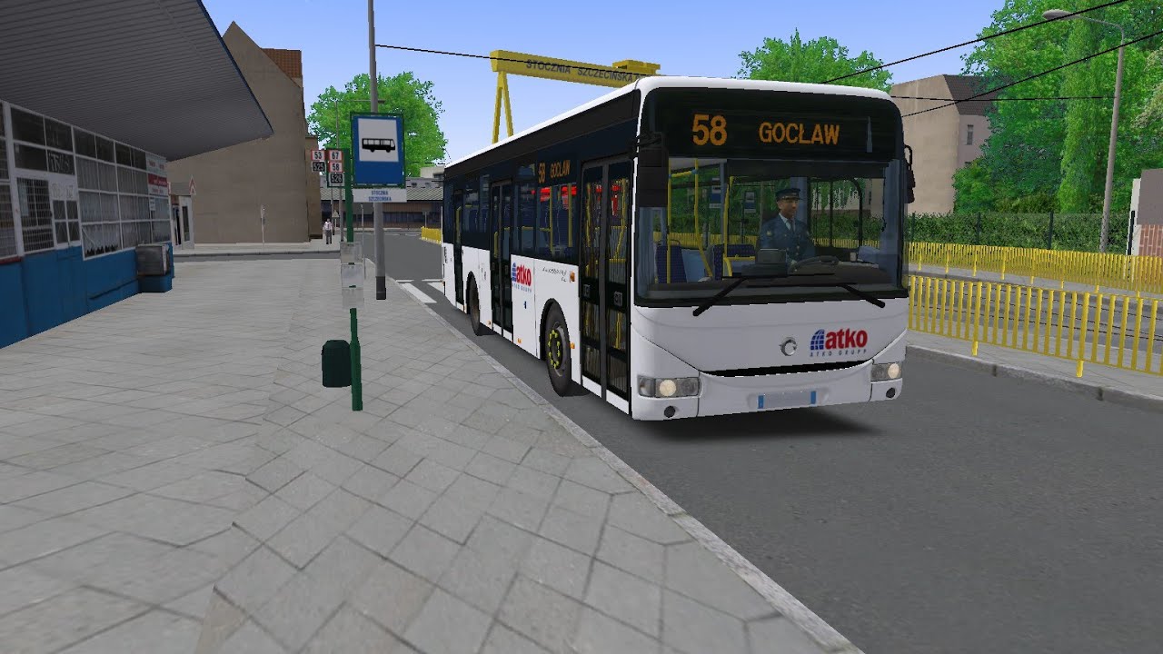 OMSI 2 - Fikcyjny Szczecin Linia 58 - Irisbus Crossway LE 10M Atko