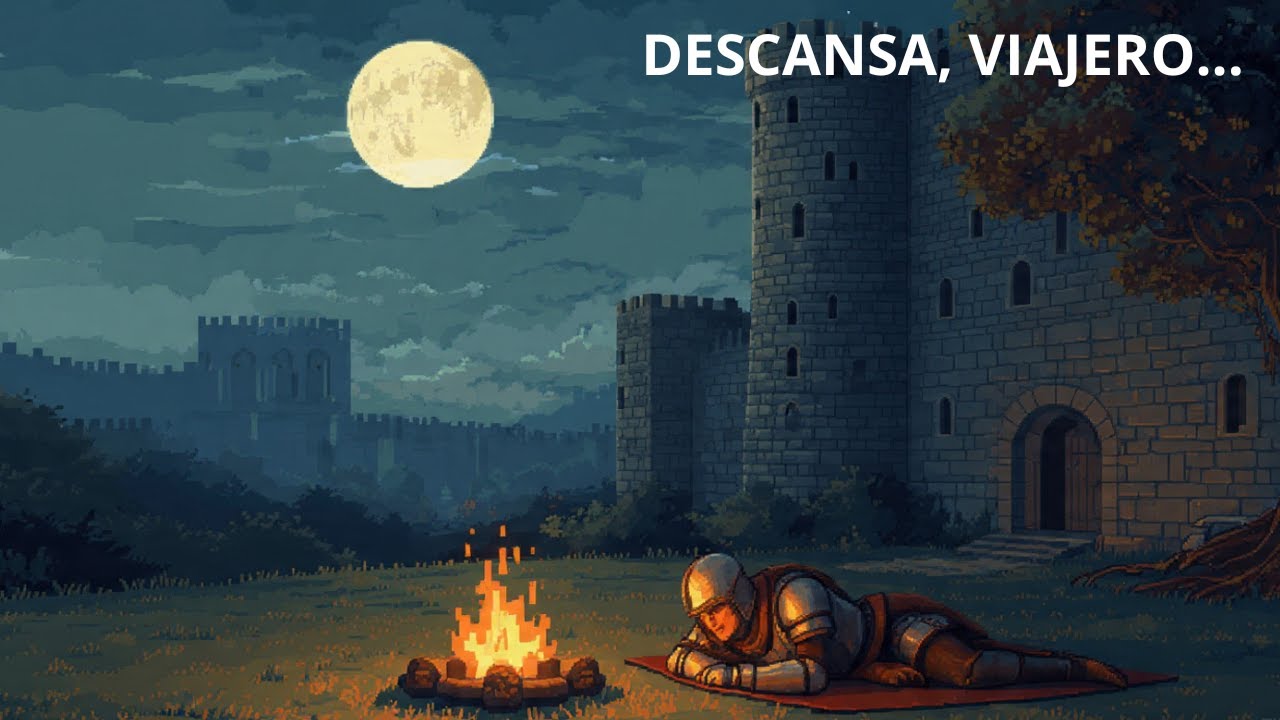 Descansa, Viajero… La Noche Te Lleva a un Sueño Profundo 🌙🔥