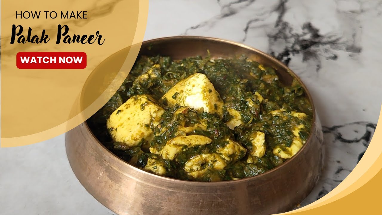 Easy Palak Paneer Recipe | Healthy & Tasty Indian Curry 🥬🧀