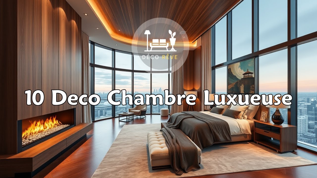 10 Deco Chambre Luxueuse | Id&eacute;es de d&eacute;coration de chambre &agrave; coucher | D&eacute;co R&ecirc;ve