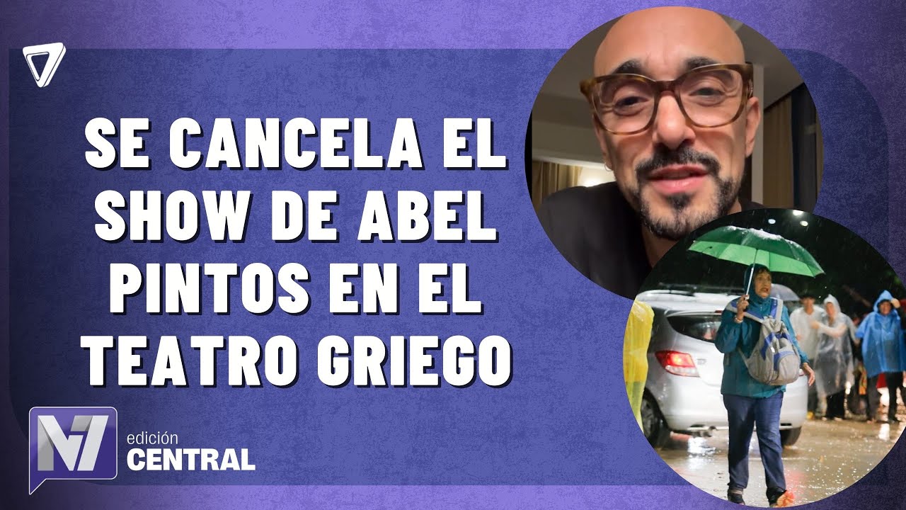 Abel Pintos reprograma show en Mendoza por fuerte tormenta