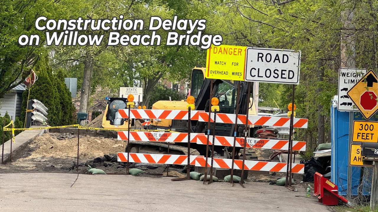 Construction Updates & Delays for Willow Beach Bridge in Keego Harbor