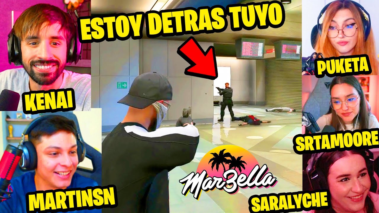LOS DEL MOTEL (KENAI MARTINSN ) VS POLICIA (SARALYCHE SRTAMOORE PUKETA) | MARBELLA VICE 3 | #gta