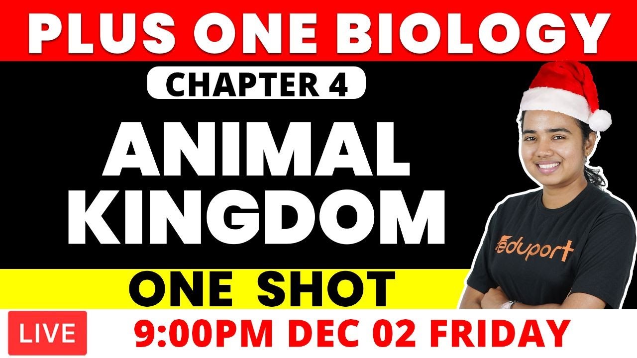 Plus One Christmas Exam Biology Chapter 4 Animal Kingdom
