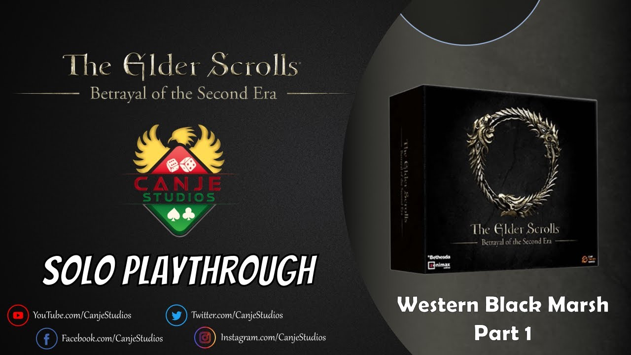 Canje Plays Elder Scrolls Betrayal of the Second Era - Western Black Marsh - Part 1