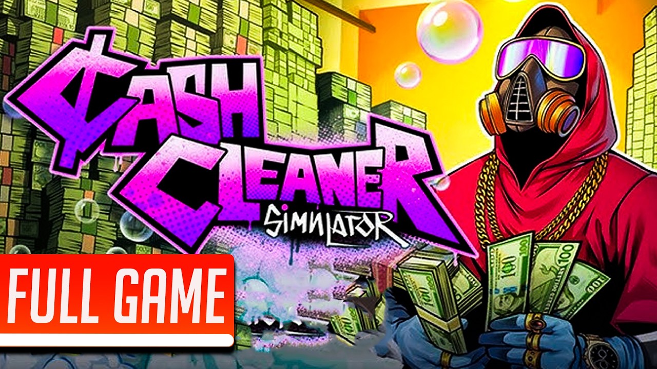 Cash Cleaner Simulator | Full Game No Commentary (4K 60FPS)