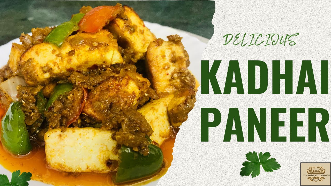 Kadhai Paneer Recipe: Smoky, Spicy & Packed with Flavor!🔥