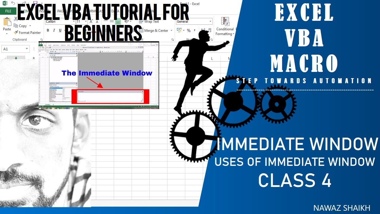 Excel VBA and MACROS : IMMEDIATE WINDOW | WAYS TO USE IMMEDIATE WINDOW | DEBUG.PRINT | CLASS 5