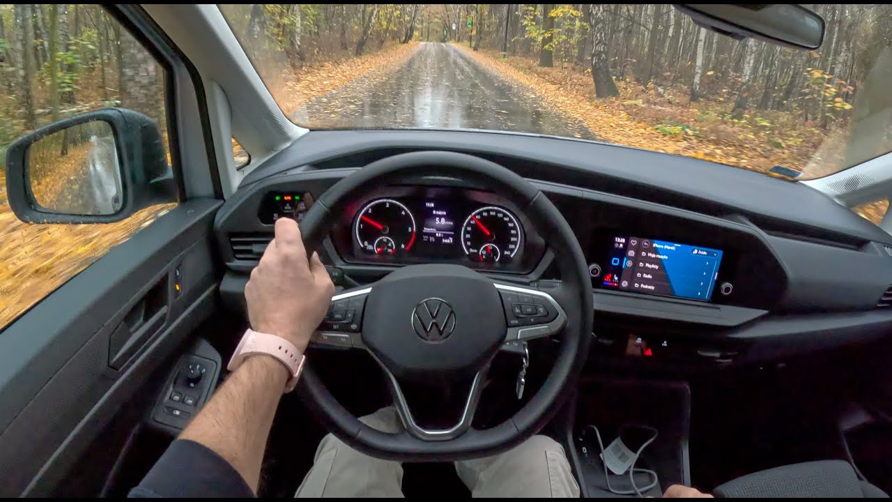2022 Volkswagen Caddy V Cargo [2.0 TDI 122 HP] |0-100| POV Test Drive #1413 Joe Black
