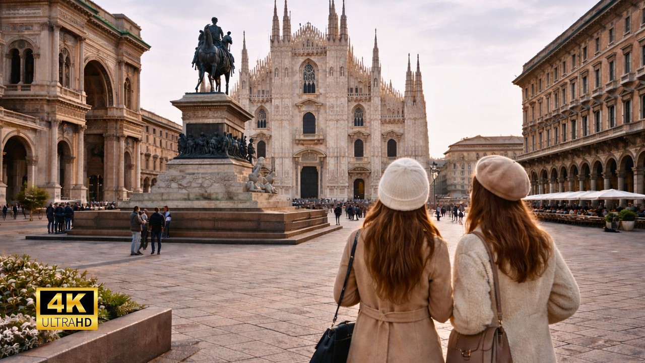 MILAN, Italy 🇮🇹 | Walking the Elegant Streets of the Fashion Capital | 4K UHD