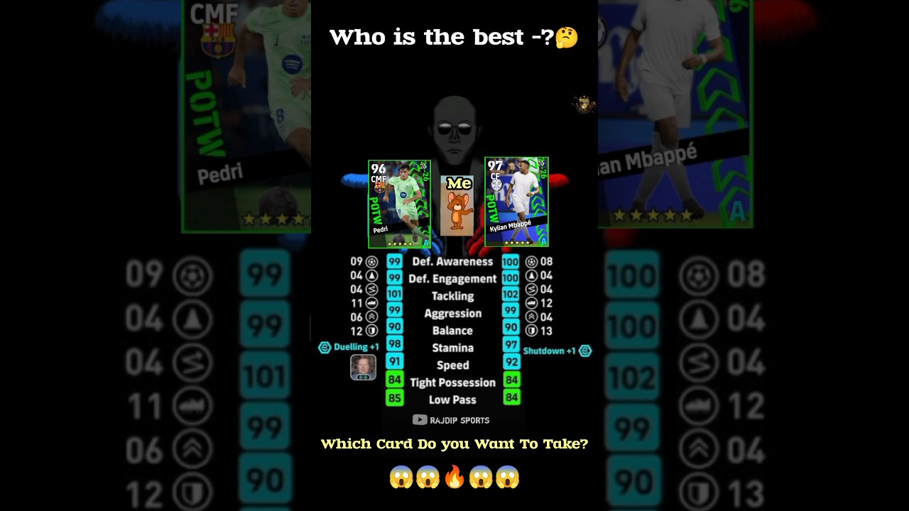 Pedri & Mbappe Potw Best Training Card efootball 2026🔥#efootball2025 #efootball