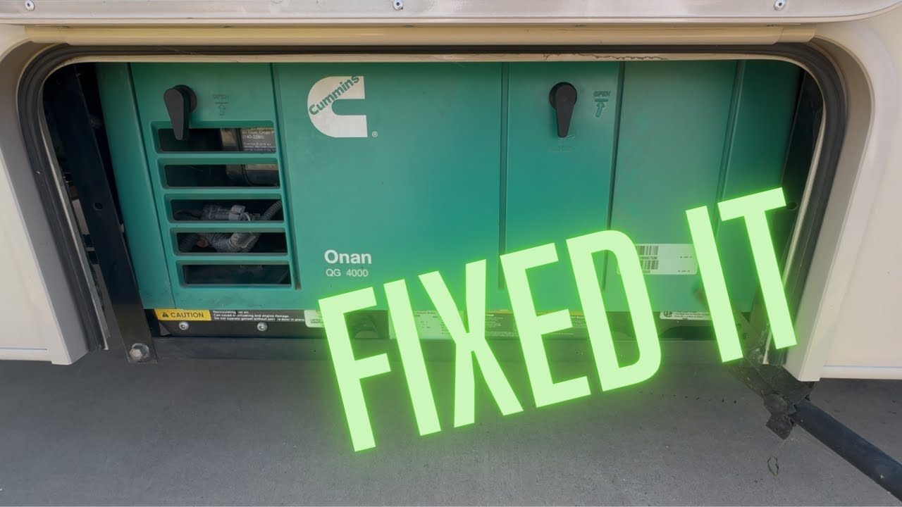 Onan 4000 Generator FIXED! Surging & Won’t Start SOLVED (Step-by-Step)