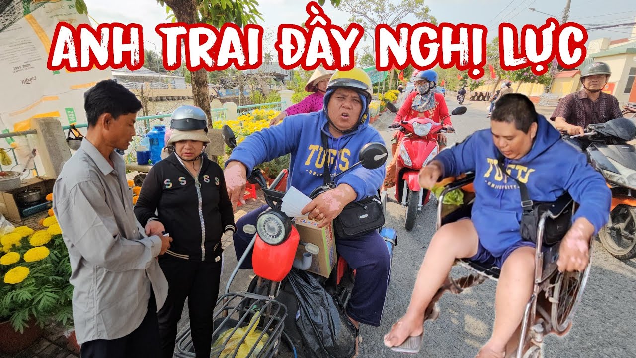 Anh Trung Chị Quý khâm phục anh trai vé số đầy nghị lực #gocnhosoctrang24h #anhtrungchuongvit 