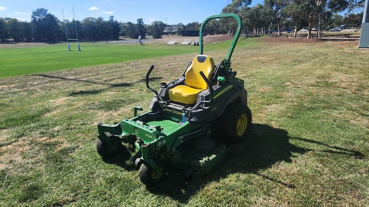 Mowing the Lawn with the John Deere Ztrak Z994R Zero Turn Ride-On Lawnmower