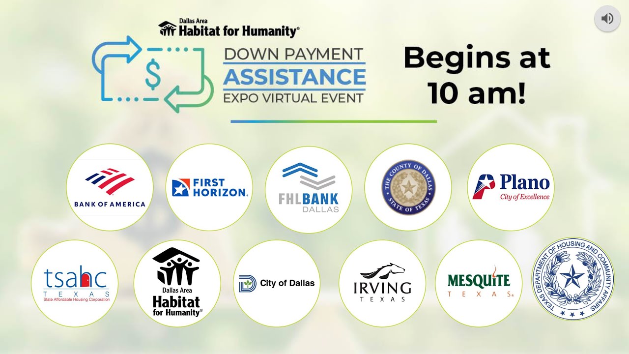 3rd Annual Virtual Down Payment Assistance Expo | Dallas Habitat