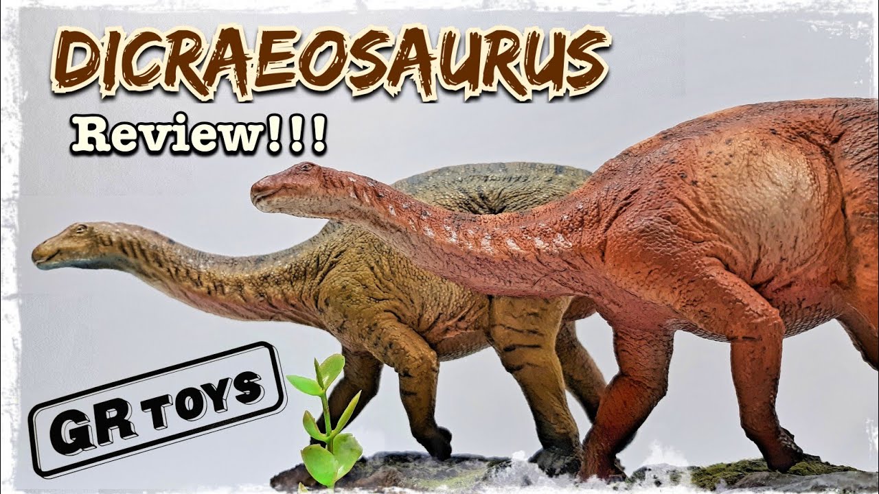 2021 GR Toys Dicraeosaurus Review!!! Both versions with bases!!!