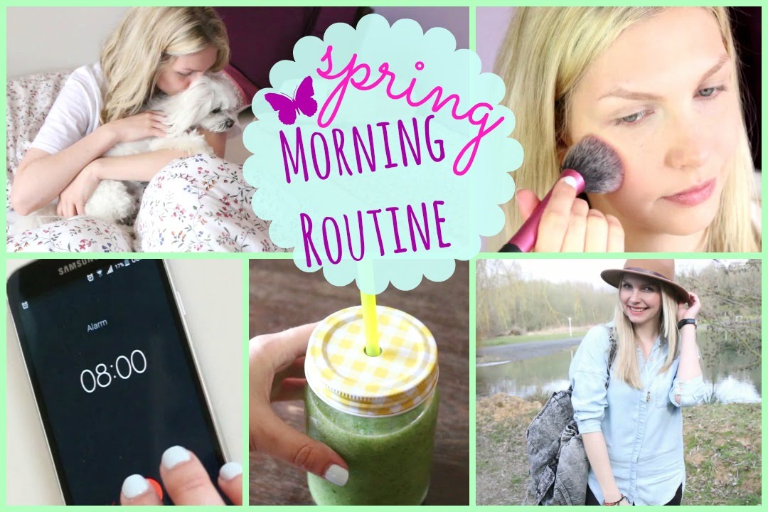 MORGENROUTINE im FRÜHLING