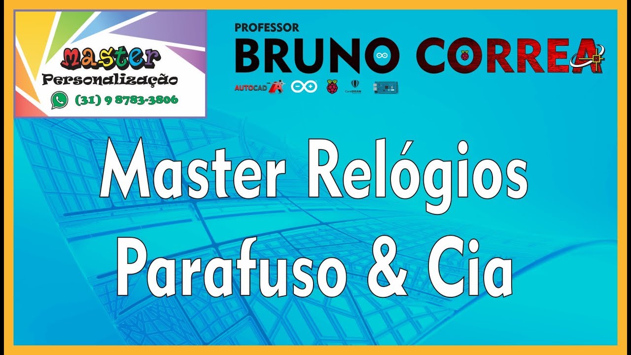 Master Rel&oacute;gios - Rel&oacute;gio da loja Parafuso & CIA