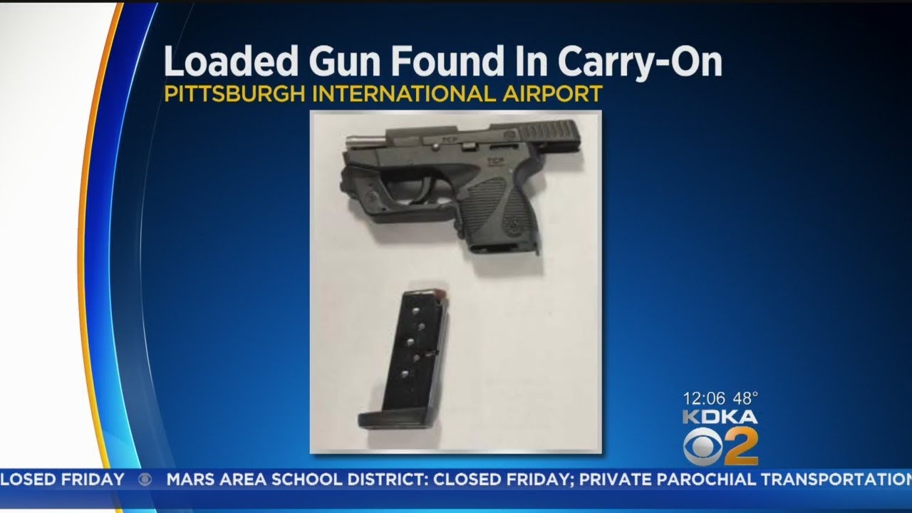 Loaded Gun Found In Carry-On Luggage At Pittsburgh International Airport