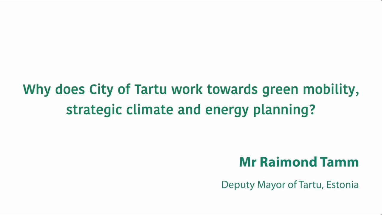 Greenfluencer - Innovative Green Communication: Green mobility in Tartu