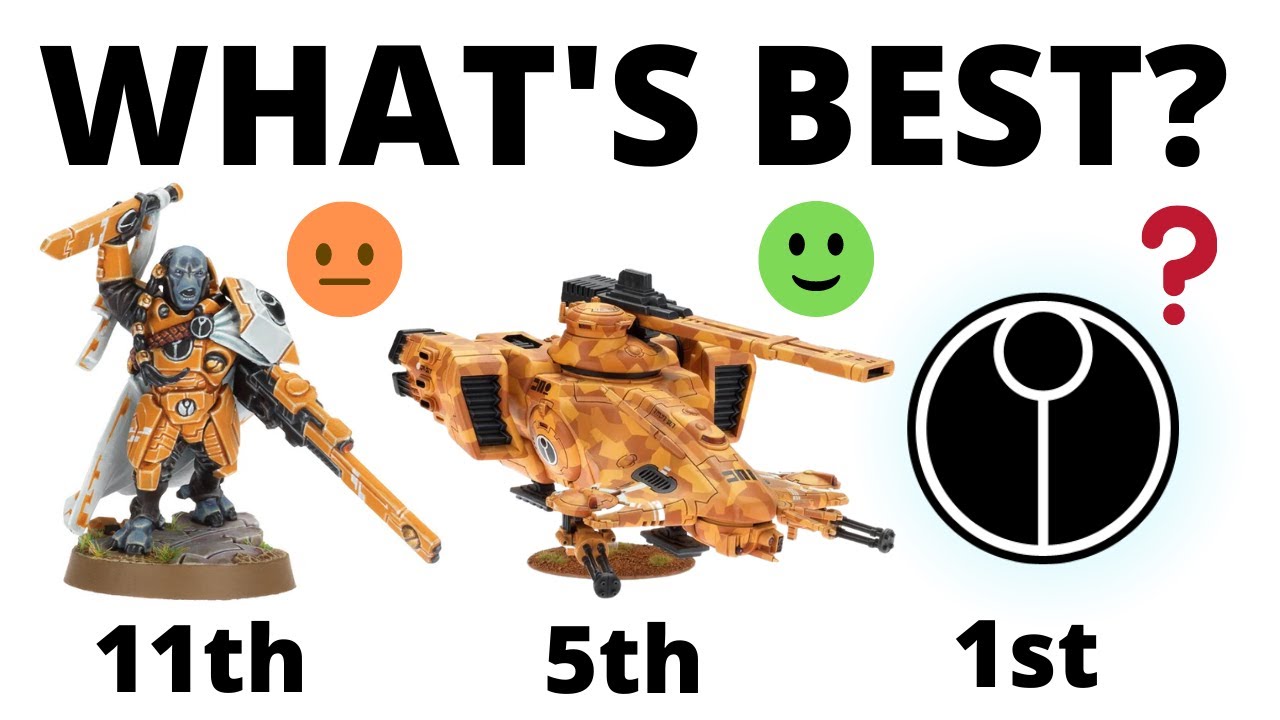 Rating the Strongest Ten Tau Empire Units in Warhammer 40K - Best T'au in Arks of Omen?