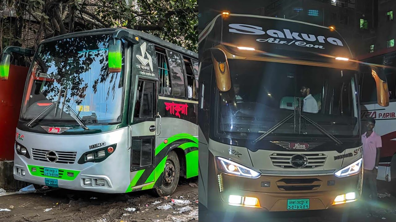 সাকুরার নতুন বাস ভিডিও😱💞Sakura new Ac non Ac bus exclusive video🔥#sakua_ac #sakura_new_bus