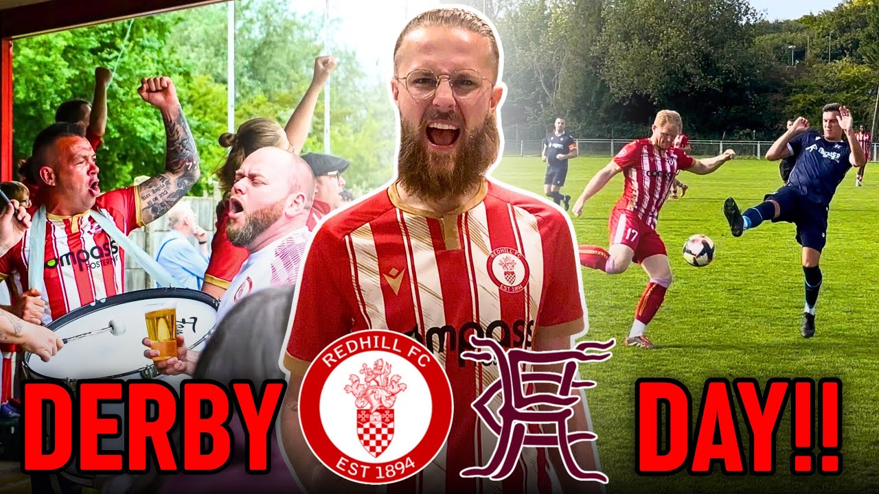 Watching My Local Non League DERBY!!💥 (Redhill vs Horley Town Vlog)