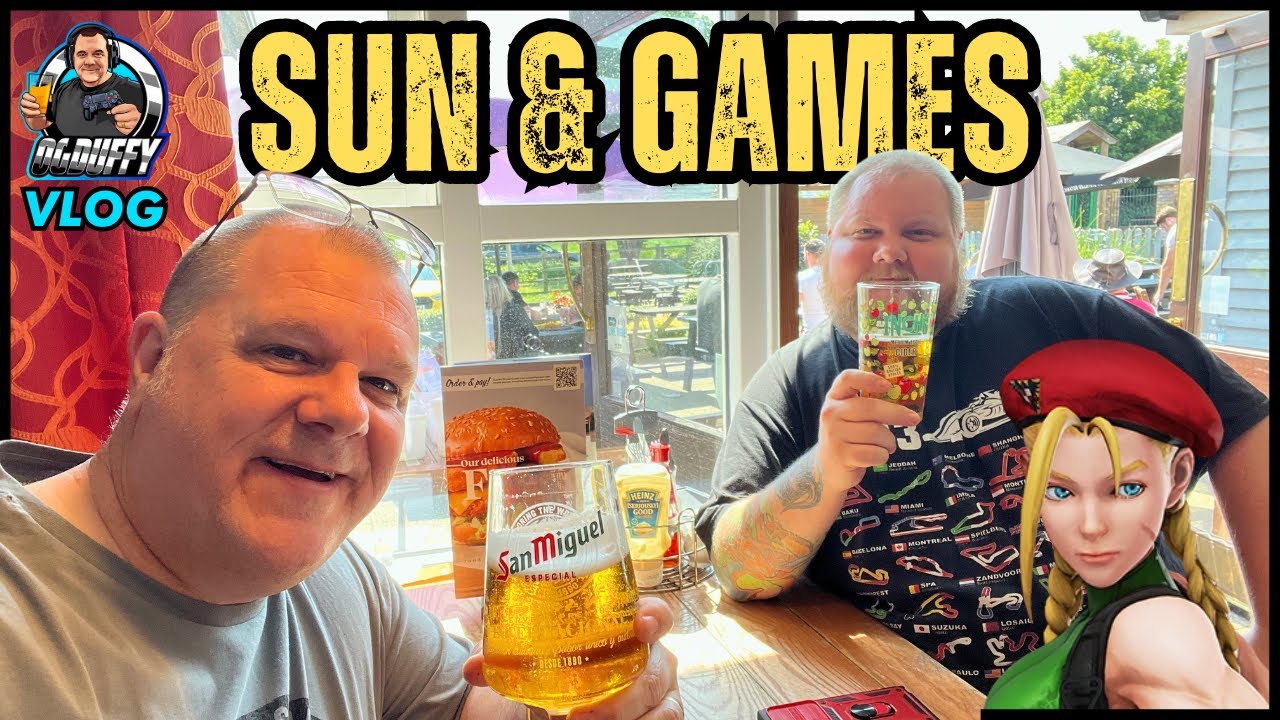 Sun - Chilling - Retro Games + BEERS = VLOG#46