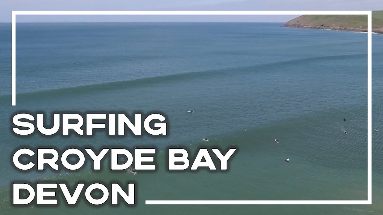 Surfing In Croyde Bay, North Devon From The Air 🏄&zwj;♂️(Drone Edit)