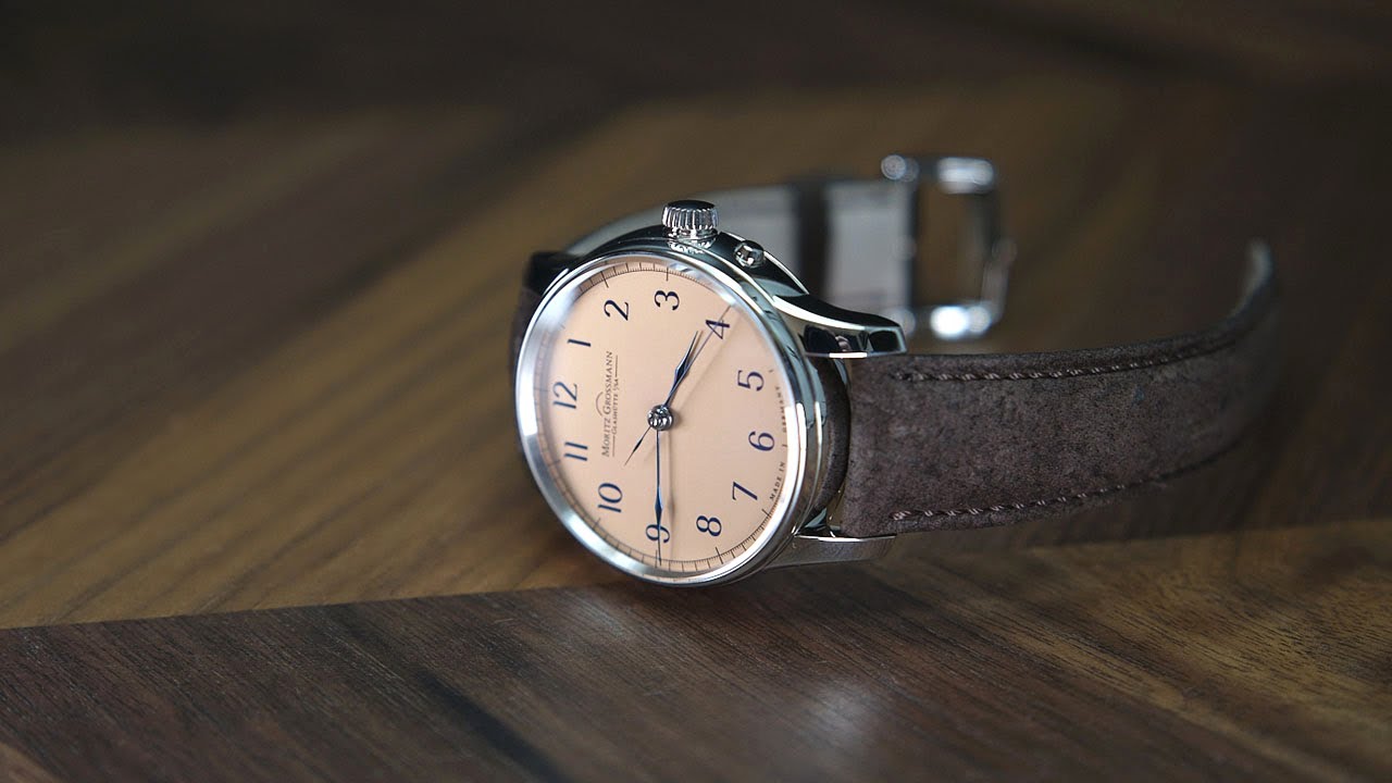 Moritz Grossman Central Second - Limited edition Salmon, available at Time Only