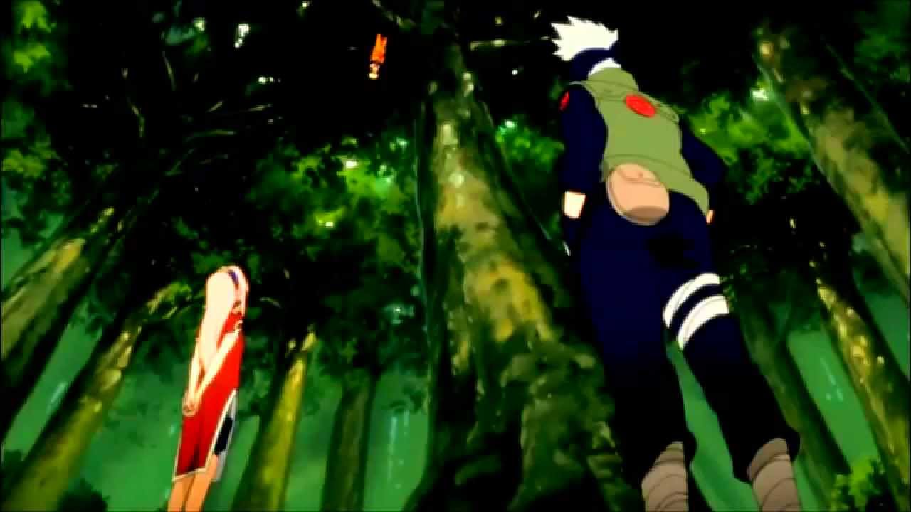 Naruto vs. Sasuke ( Skillet- Not gonna die ).