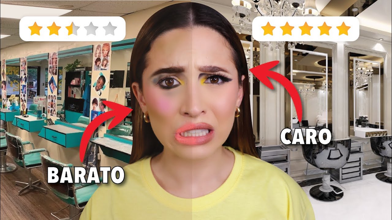 FUI A HACERME UN MAQUILLAJE DE KYLIE JENNER BARATO VS CARO  | Laura Mejia