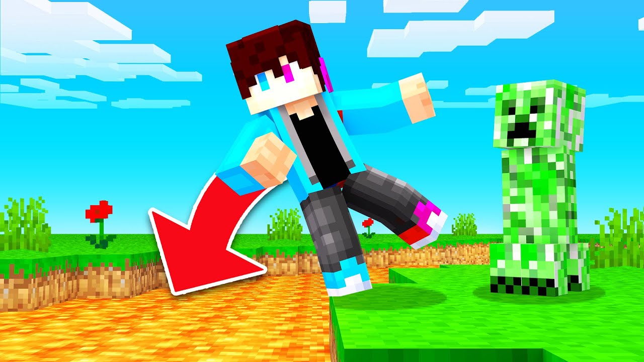 Als Ik DAMAGE KRIJG STOPT De VIDEO! (Minecraft Challenge)