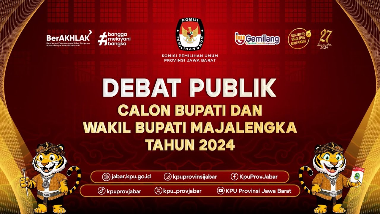 DEBAT PUBLIK CALON BUPATI DAN WAKIL BUPATI KABUPATEN MAJALENGKA TAHUN 2024