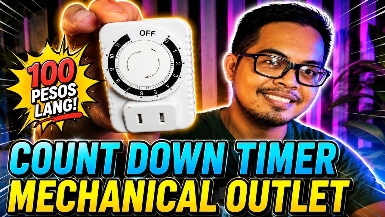 MECHANICAL COUNTDOWN TIMER SOCKET OUTLET SWITCH 12 HOURS | REVIEW | AUTOMATIC OFF POWER SOURCE